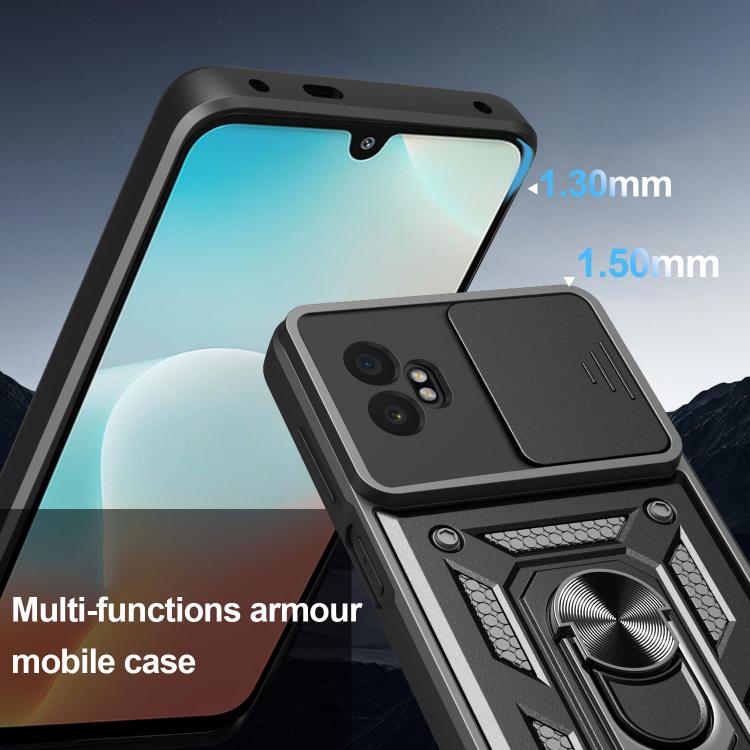 For Samsung Galaxy XCover7 Pro Sliding Camera Cover Design TPU+PC Phone Case