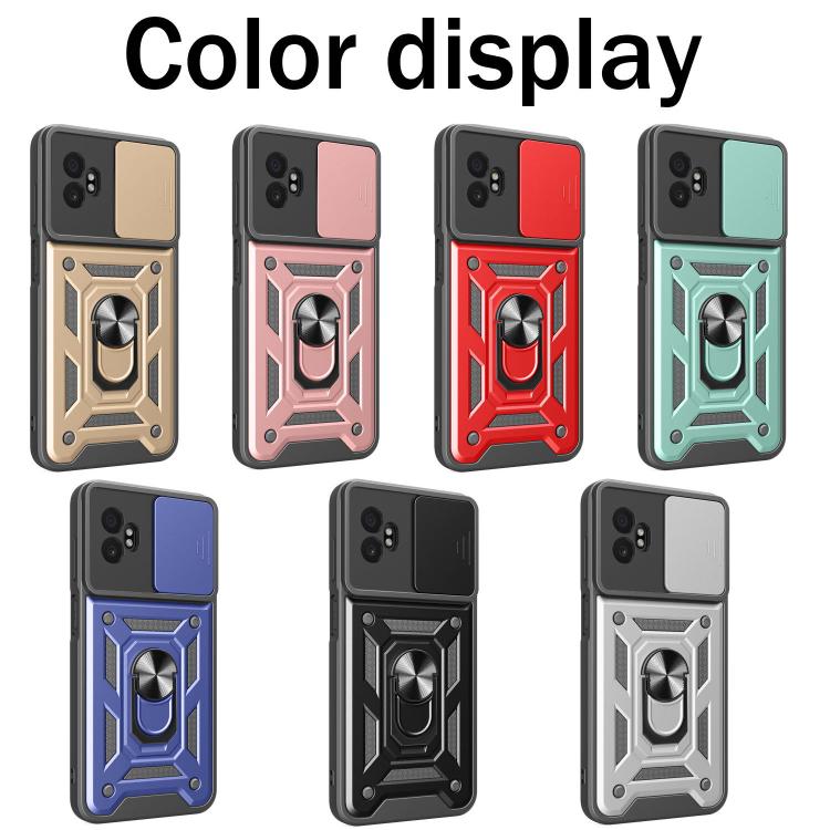 For Samsung Galaxy XCover7 Pro Sliding Camera Cover Design TPU+PC Phone Case