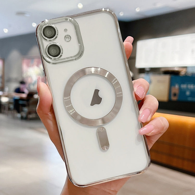 For iPhone 11 Electroplating MagSafe Phone Case