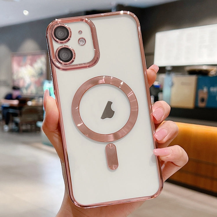 For iPhone 11 Electroplating MagSafe Phone Case