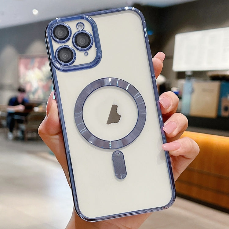 For iPhone 11 Pro Max Electroplating MagSafe Phone Case