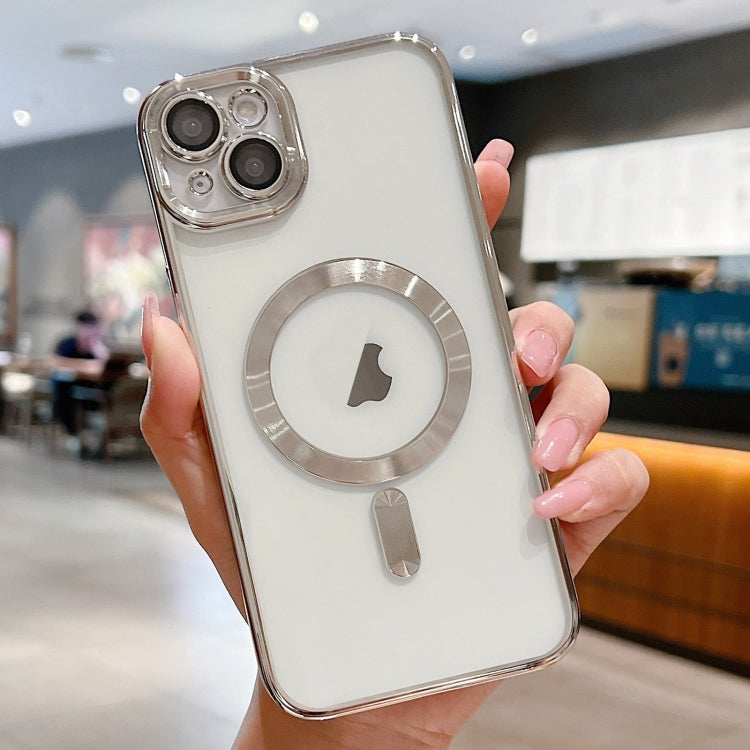 For iPhone 14 Electroplating MagSafe Phone Case