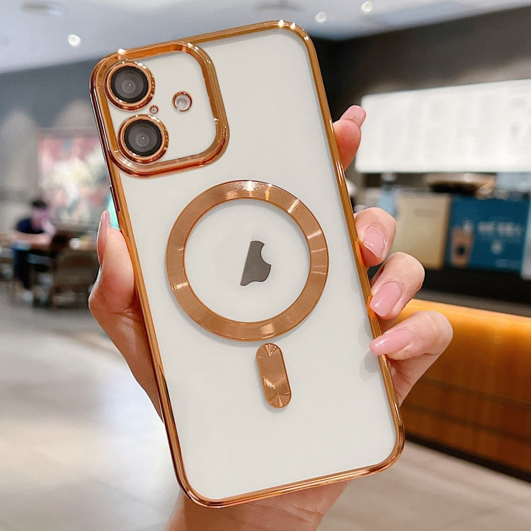 For iPhone 16 Plus Electroplating MagSafe Phone Case