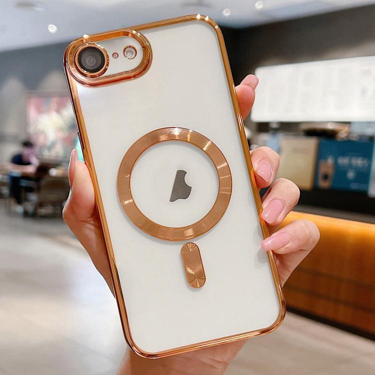 For iPhone 17e / 16e Electroplating MagSafe Phone Case