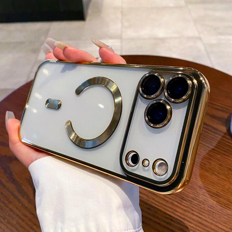 For iPhone 17 Pro Electroplating MagSafe Phone Case