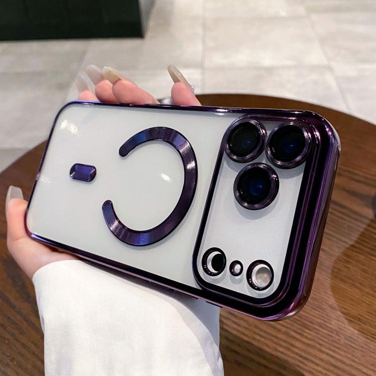 For iPhone 17 Pro Max Electroplating MagSafe Phone Case
