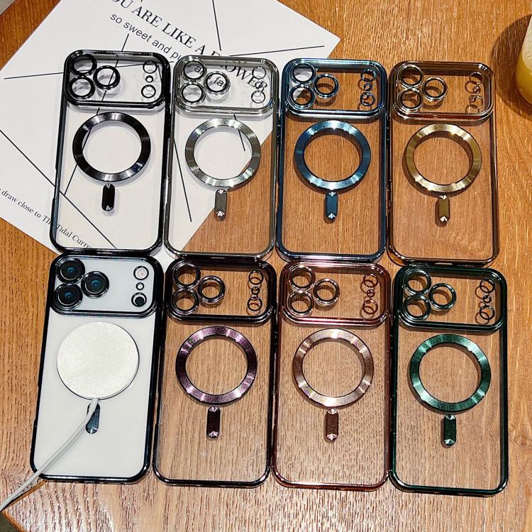 For iPhone 11 Electroplating MagSafe Phone Case