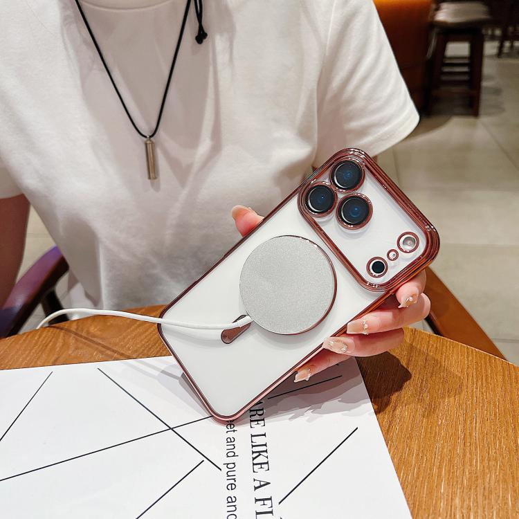 For iPhone 11 Pro Electroplating MagSafe Phone Case