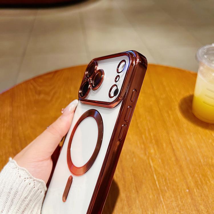 For iPhone 17 Pro Max Electroplating MagSafe Phone Case