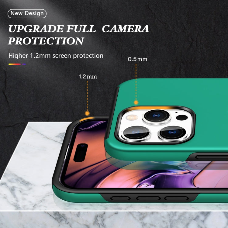 For iPhone 16 Pro Max PC + TPU Magnetic Phone Case with Invisible Ring Holder