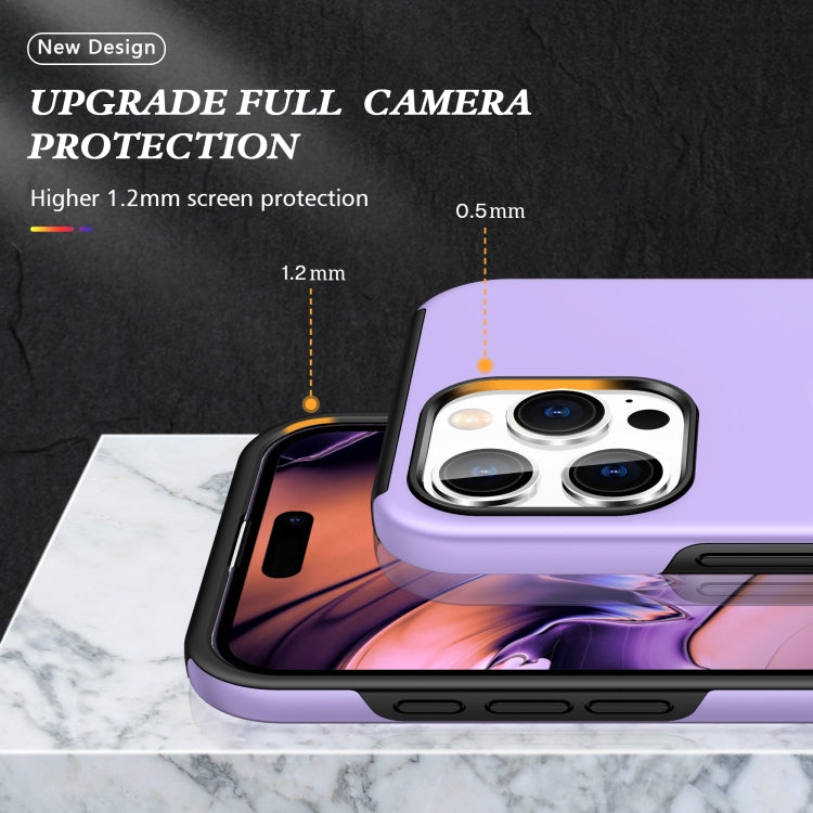 For iPhone 16 Pro PC + TPU Magnetic Phone Case with Invisible Ring Holder