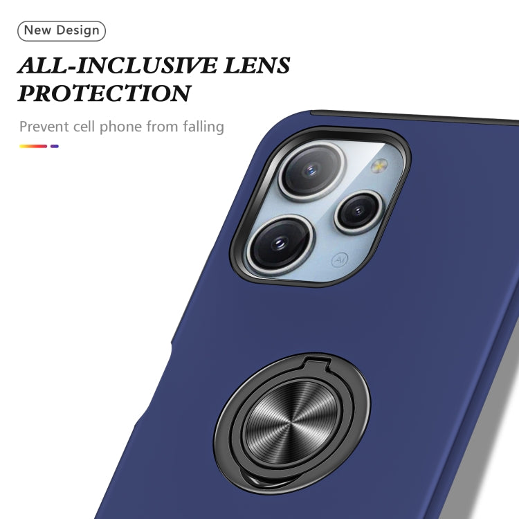For Redmi 12 4G PC + TPU Magnetic Phone Case with Invisible Ring Holder