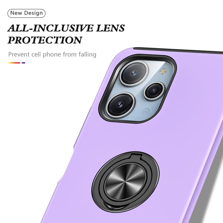 For Redmi 12 4G PC + TPU Magnetic Phone Case with Invisible Ring Holder