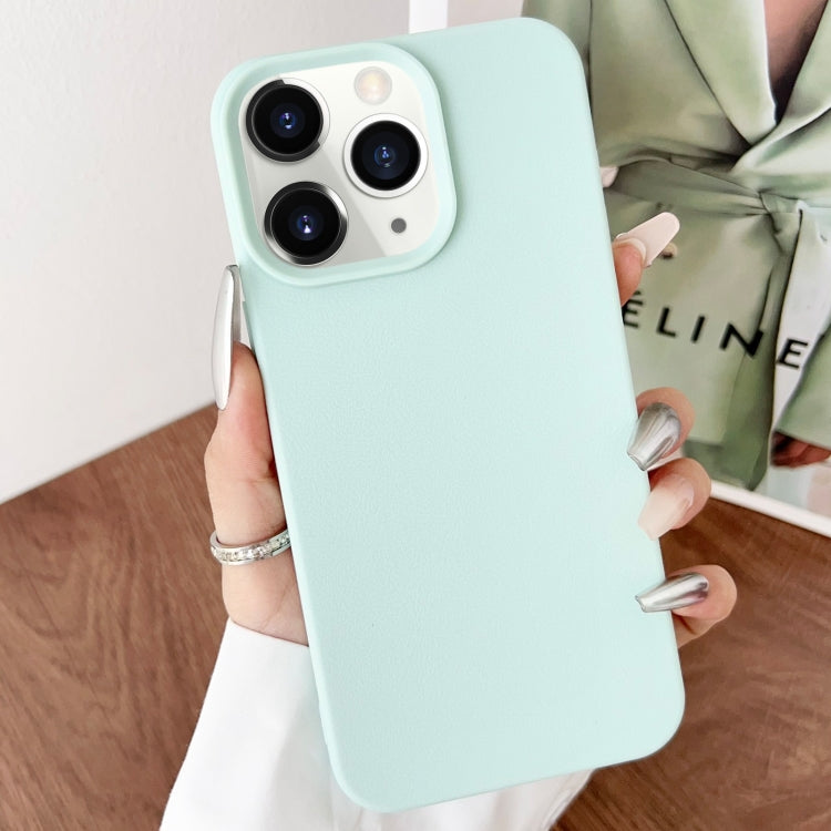For iPhone 11 Pro Max Leather Texture TPU Full Coverage Phone Case