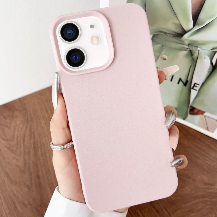 For iPhone 11 Leather Texture TPU Full Coverage Phone Case