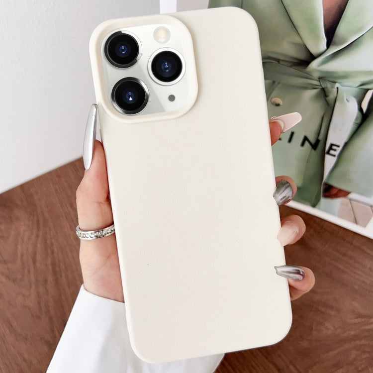 For iPhone 11 Pro Leather Texture TPU Full Coverage Phone Case