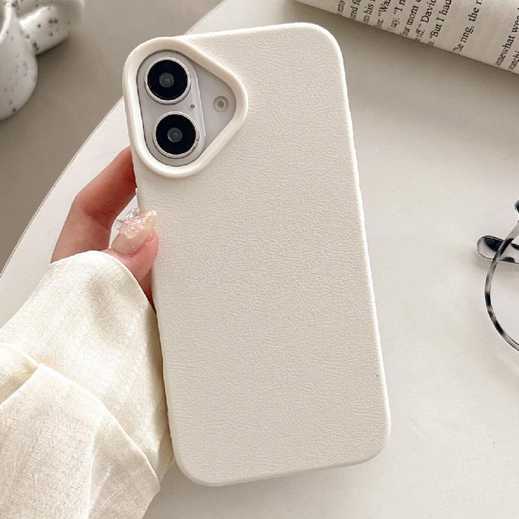For iPhone 17 Leather Texture TPU Full Coverage Phone Case