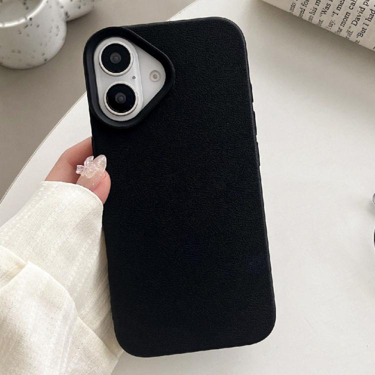 For iPhone 17 Leather Texture TPU Full Coverage Phone Case
