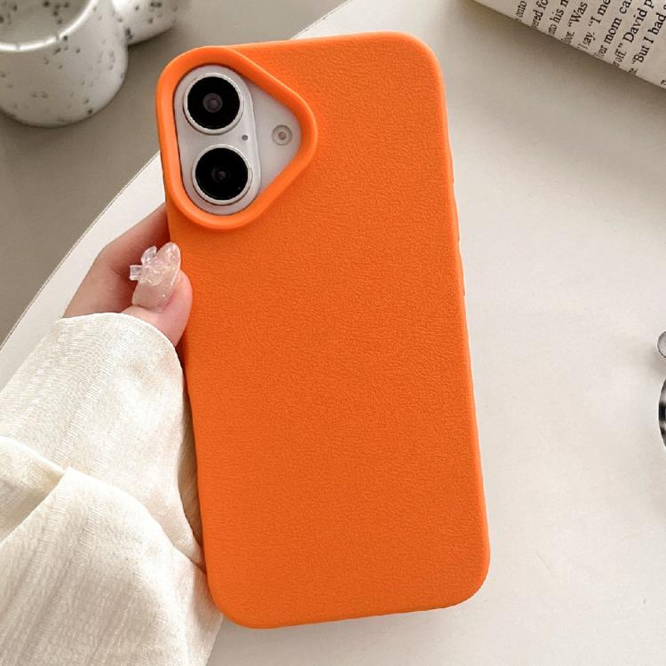 For iPhone 17 Leather Texture TPU Full Coverage Phone Case