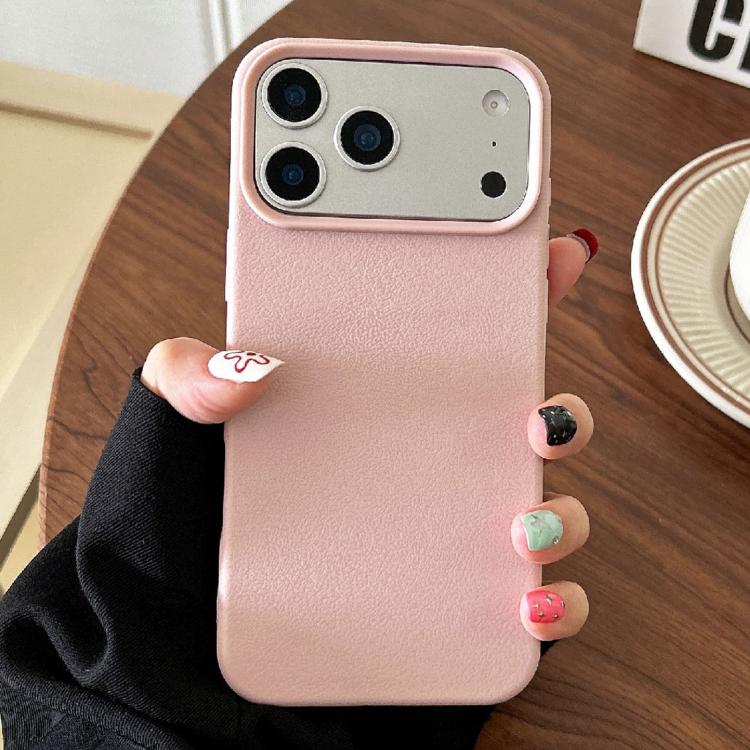 For iPhone 17 Pro Leather Texture TPU Full Coverage Phone Case