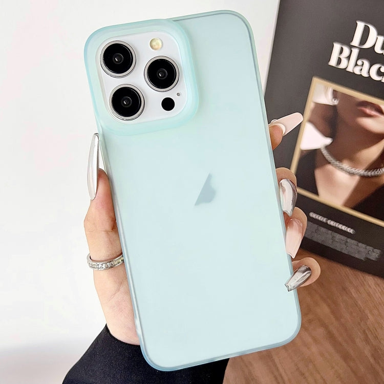 For iPhone 13 Pro Frosted Translucent TPU Full Coverage Phone Case