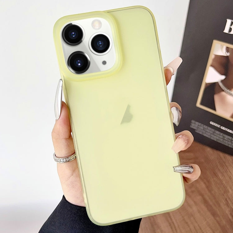 For iPhone 11 Pro Max Frosted Translucent TPU Full Coverage Phone Case