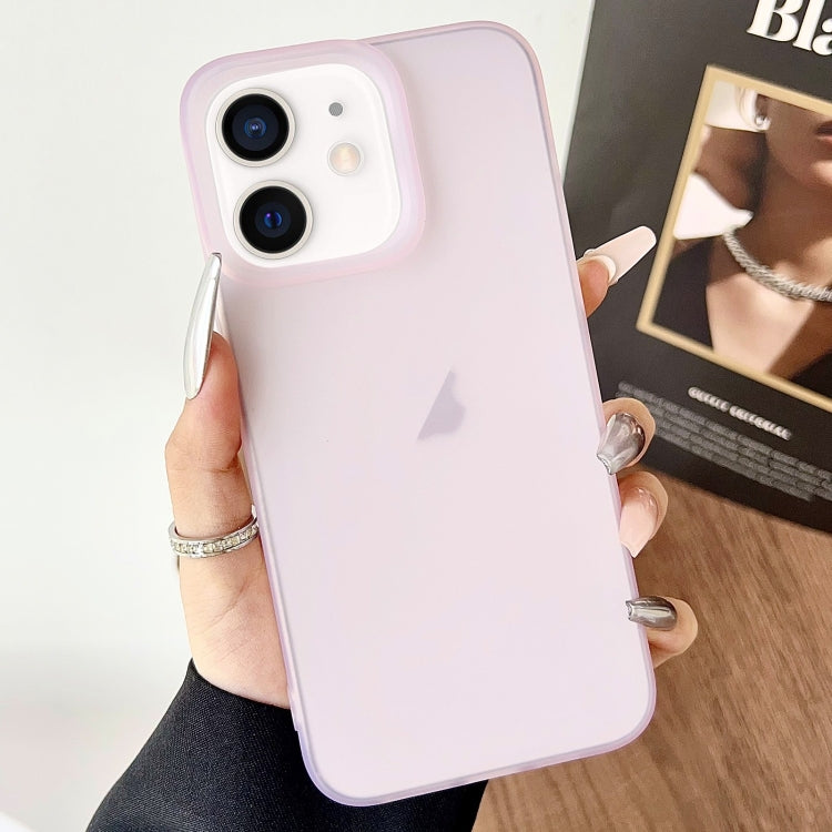 For iPhone 11 Frosted Translucent TPU Full Coverage Phone Case
