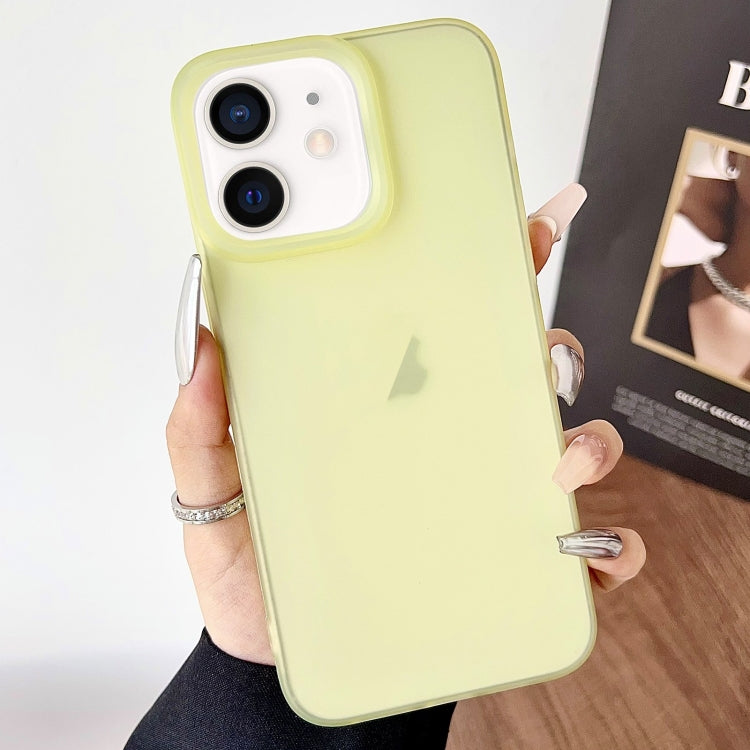 For iPhone 11 Frosted Translucent TPU Full Coverage Phone Case