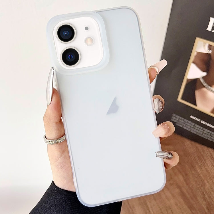 For iPhone 11 Frosted Translucent TPU Full Coverage Phone Case