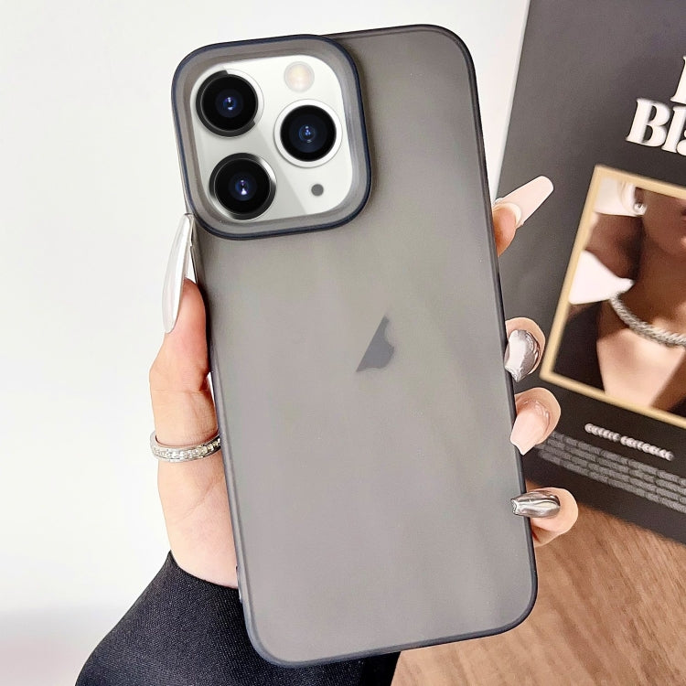 For iPhone 11 Pro Frosted Translucent TPU Full Coverage Phone Case