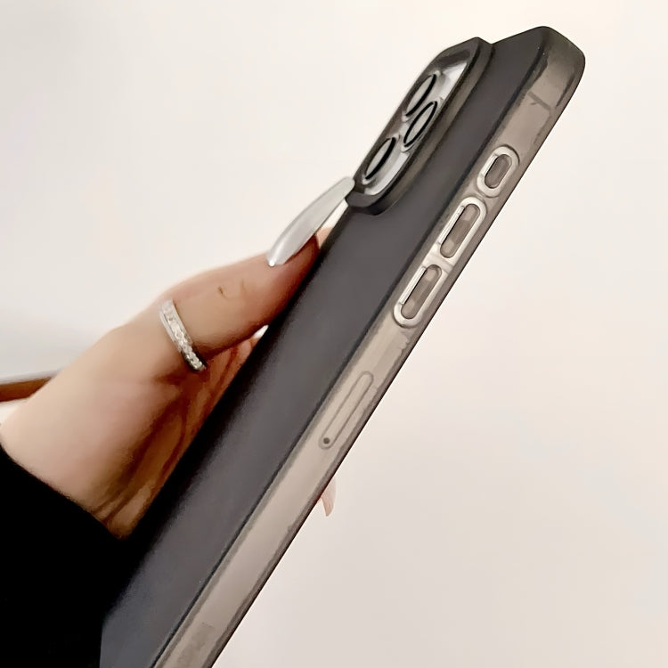 For iPhone 14 Frosted Translucent TPU Full Coverage Phone Case