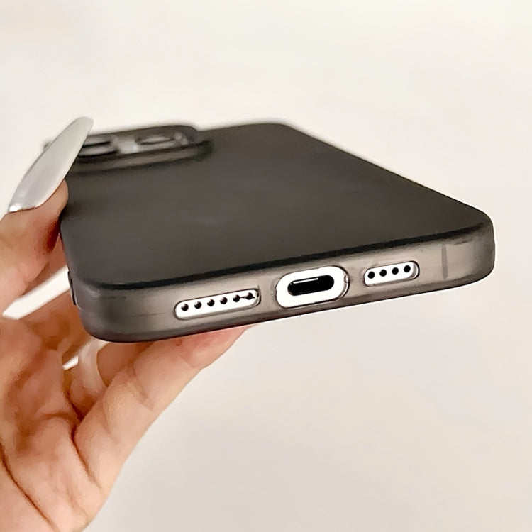 For iPhone 16 Plus Frosted Translucent TPU Full Coverage Phone Case