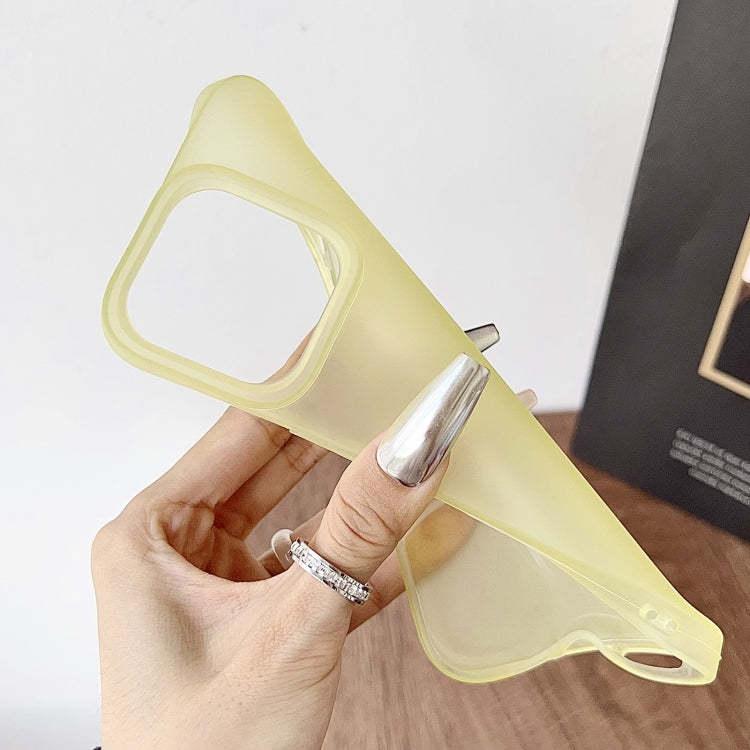 For iPhone 16 Plus Frosted Translucent TPU Full Coverage Phone Case