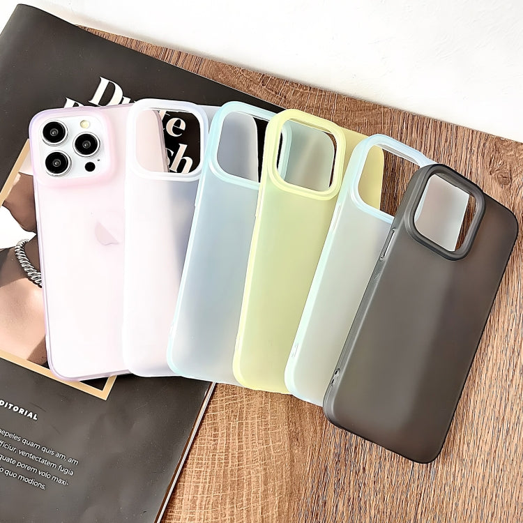 For iPhone 11 Pro Frosted Translucent TPU Full Coverage Phone Case