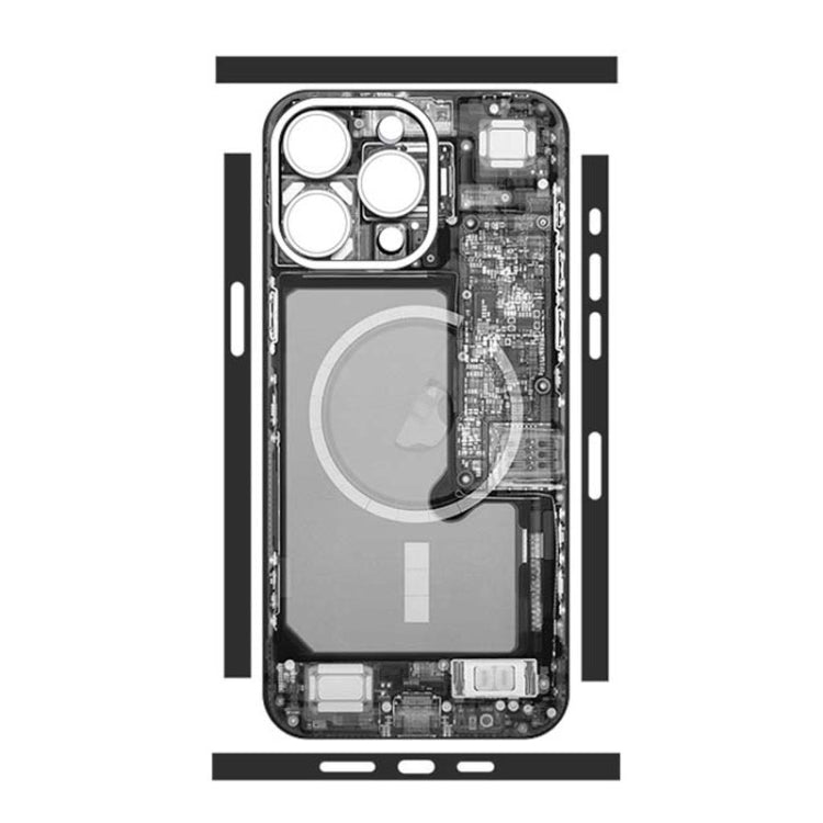 For iPhone 15 All-inclusive PET Phone Decal Adhesive Sticker