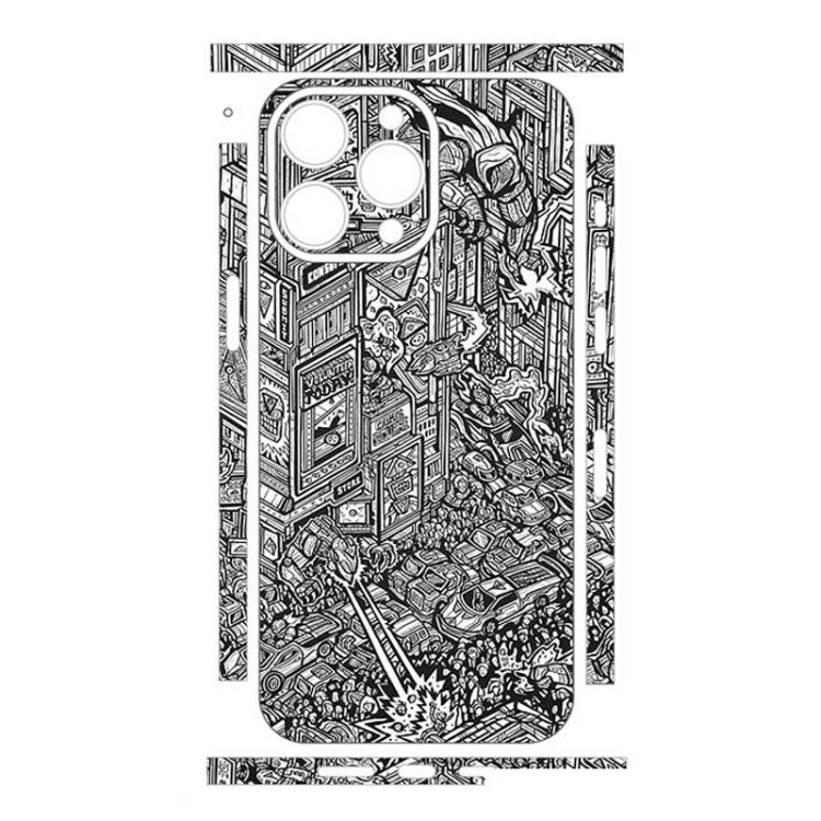 For iPhone 15 Plus All-inclusive PET Phone Decal Adhesive Sticker