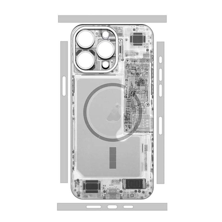 For iPhone 15 Plus All-inclusive PET Phone Decal Adhesive Sticker