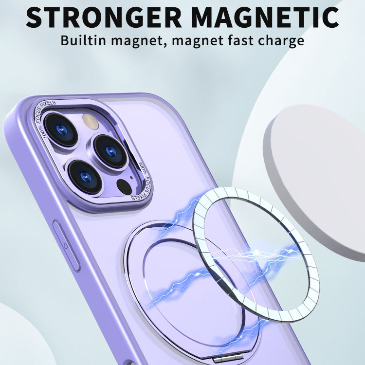 For iPhone 16 Pro Max Wing Series MagSafe Magnetic Ring Holder Phone Case