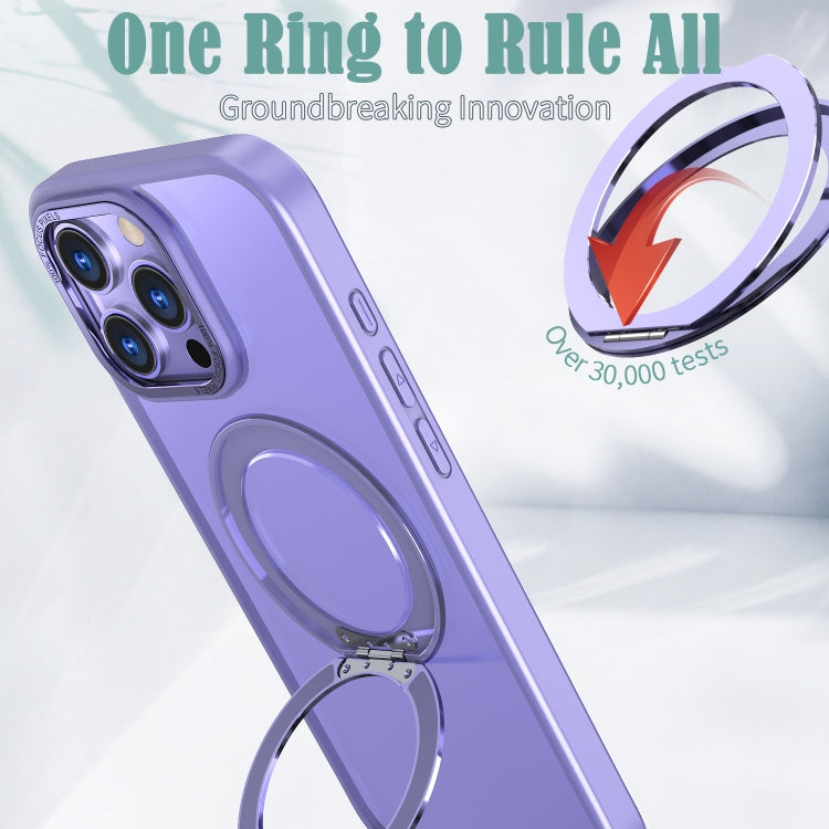 For iPhone 16 Pro Max Wing Series MagSafe Magnetic Ring Holder Phone Case