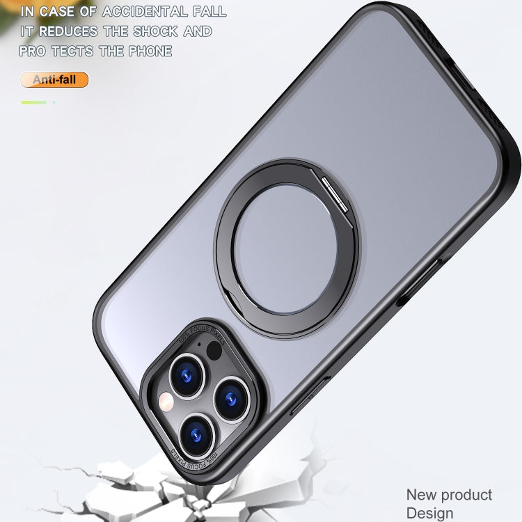 For iPhone 16 Pro Max Wing Series MagSafe Magnetic Ring Holder Phone Case