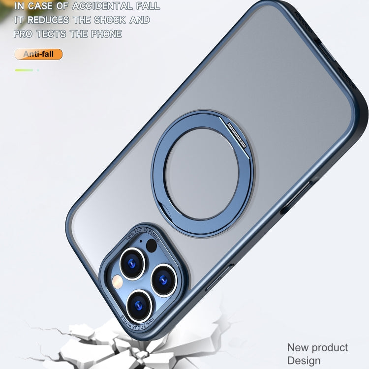For iPhone 16 Pro Max Wing Series MagSafe Magnetic Ring Holder Phone Case