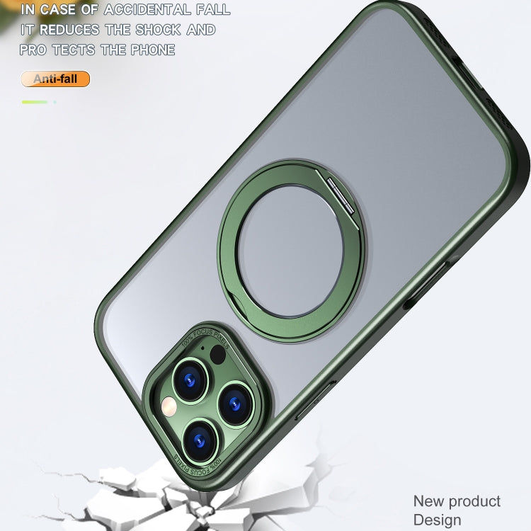 For iPhone 16 Pro Max Wing Series MagSafe Magnetic Ring Holder Phone Case
