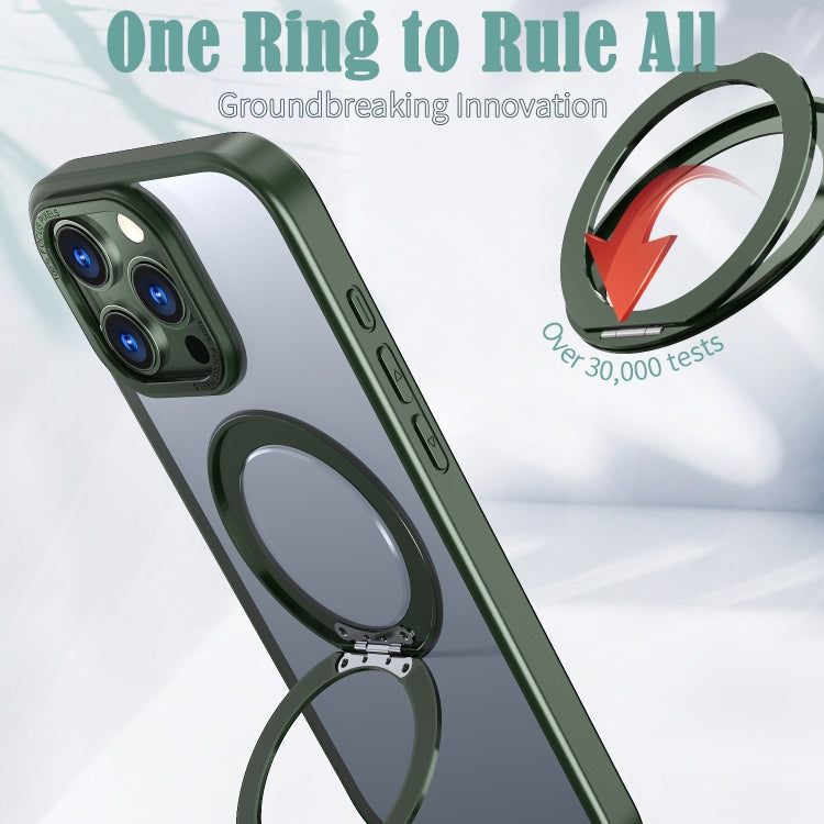 For iPhone 16 Pro Max Wing Series MagSafe Magnetic Ring Holder Phone Case