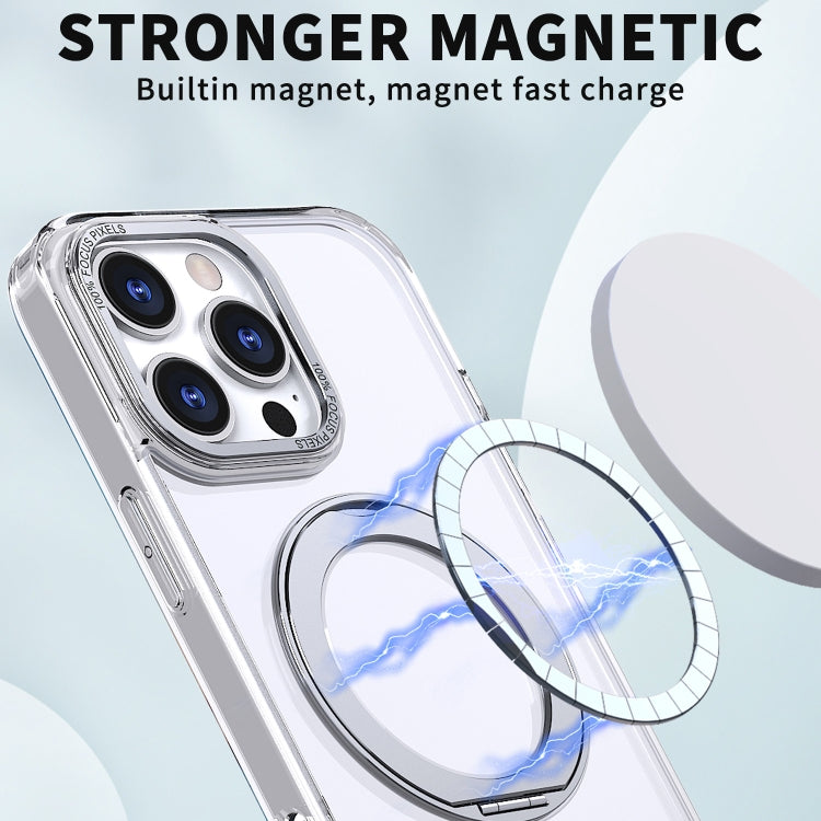 For iPhone 16 Pro Max Wing Series MagSafe Magnetic Ring Holder Phone Case