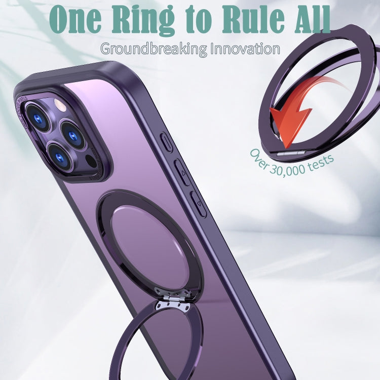 For iPhone 16 Pro Max Wing Series MagSafe Magnetic Ring Holder Phone Case