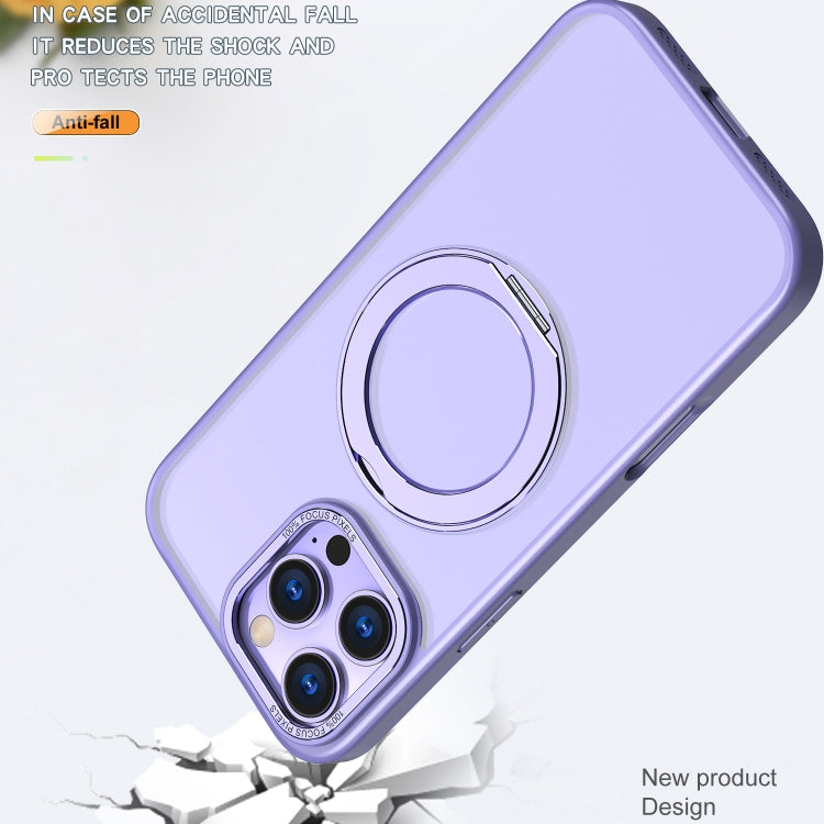 For iPhone 16 Pro Wing Series MagSafe Magnetic Ring Holder Phone Case