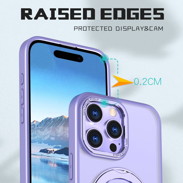 For iPhone 16 Pro Wing Series MagSafe Magnetic Ring Holder Phone Case