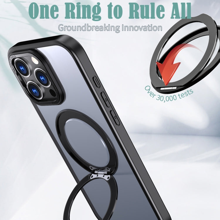 For iPhone 16 Pro Wing Series MagSafe Magnetic Ring Holder Phone Case