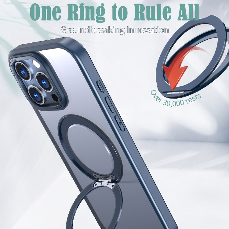 For iPhone 16 Pro Wing Series MagSafe Magnetic Ring Holder Phone Case