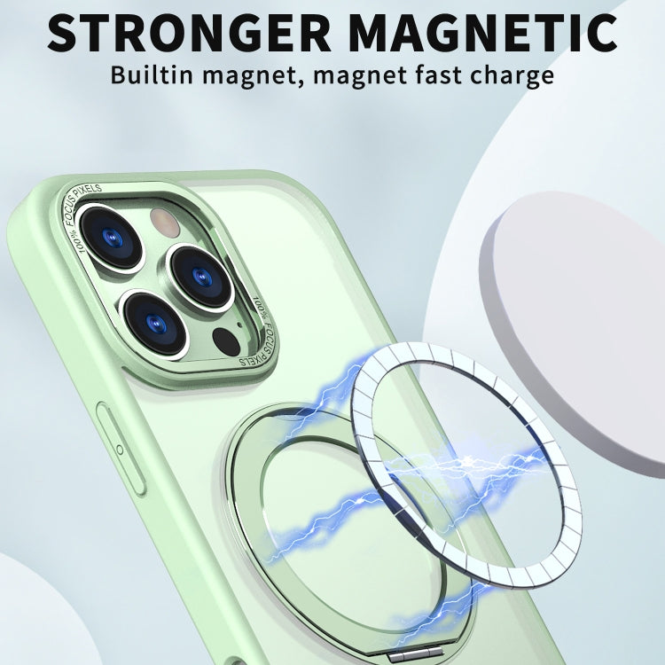 For iPhone 16 Pro Wing Series MagSafe Magnetic Ring Holder Phone Case